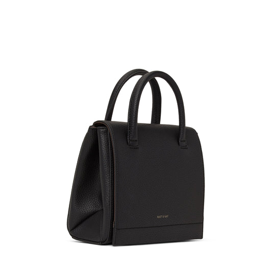 Matt and Nat Adel Satchel Small Purity Black at Twang and Pearl