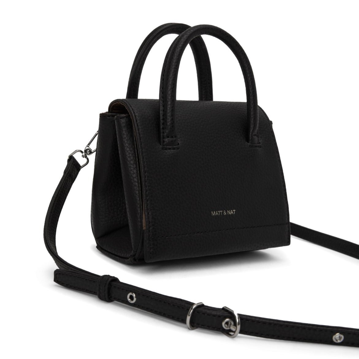 Matt & Nat Adel Micro Satchel | Purity Black