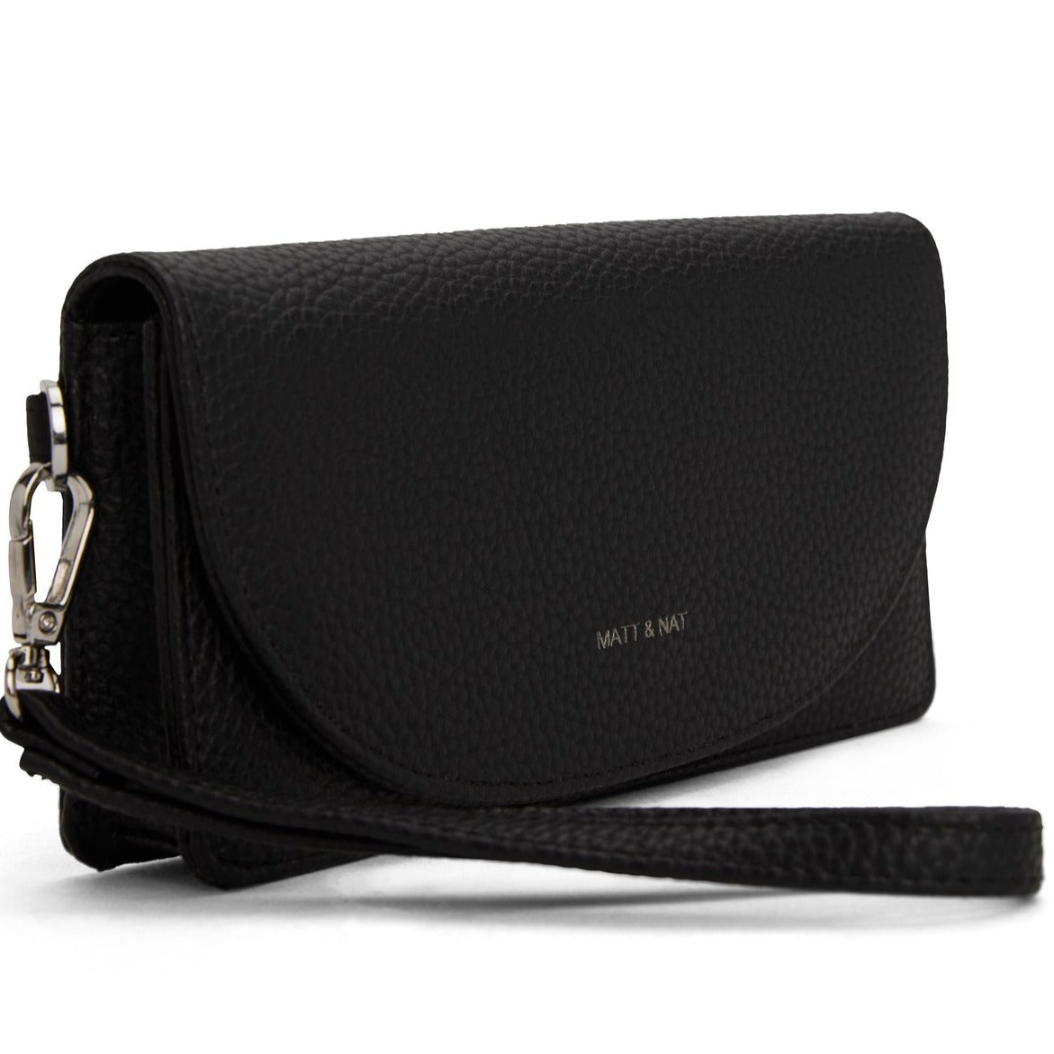 Matt & Nat Note Wallet | Purity Black, Vegan Leather