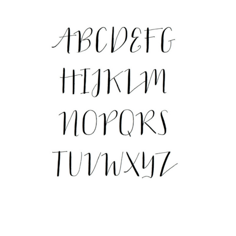 Stamped Initials - Gold Plated