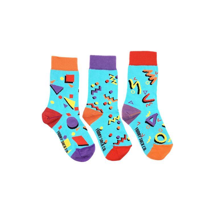 Friday Sock Co. - Kids' Mismatched Socks - 80s