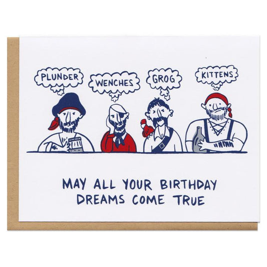 Birthday Card - Pirates