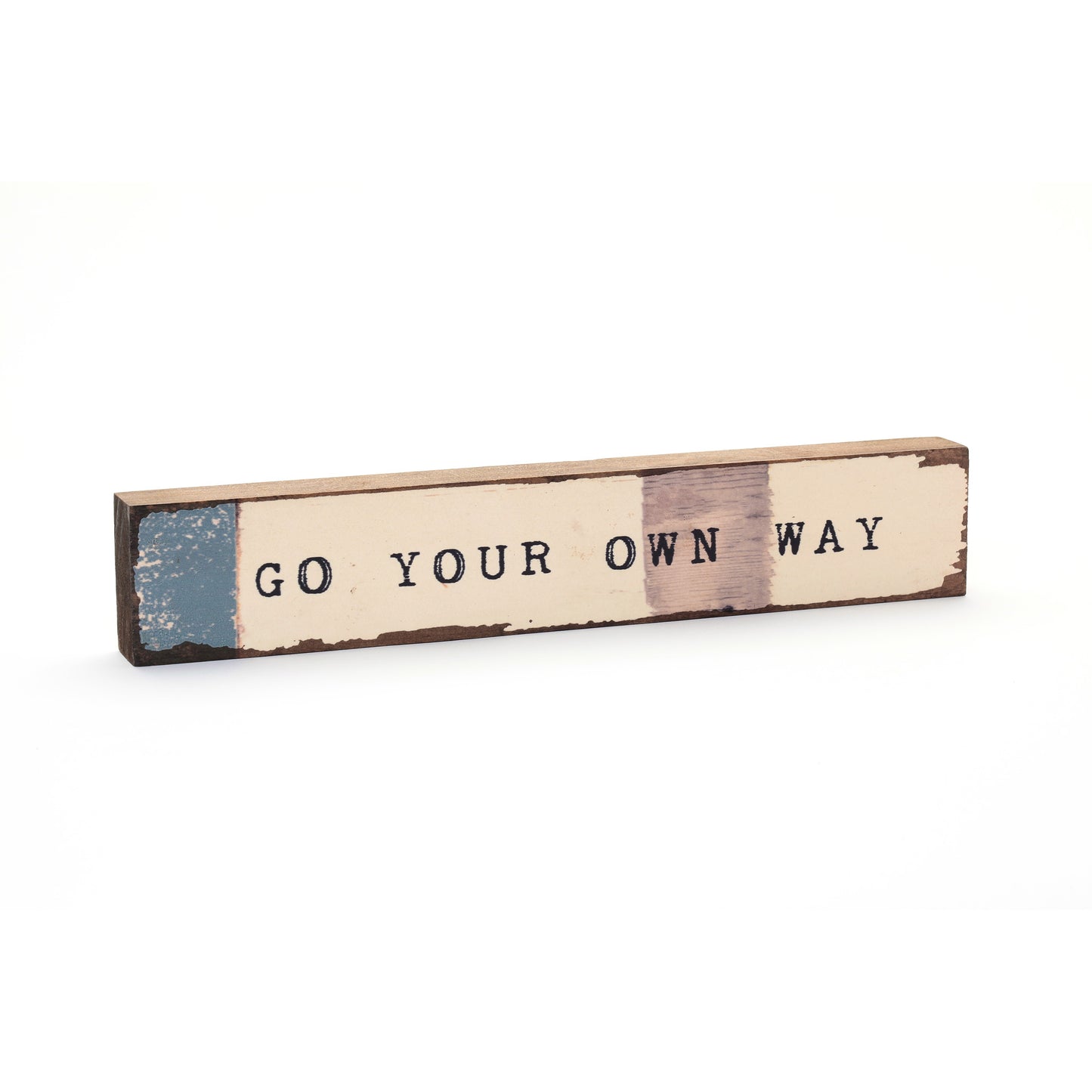 Shelf & Wall Art | Handmade Wood Block Inspirational Quote