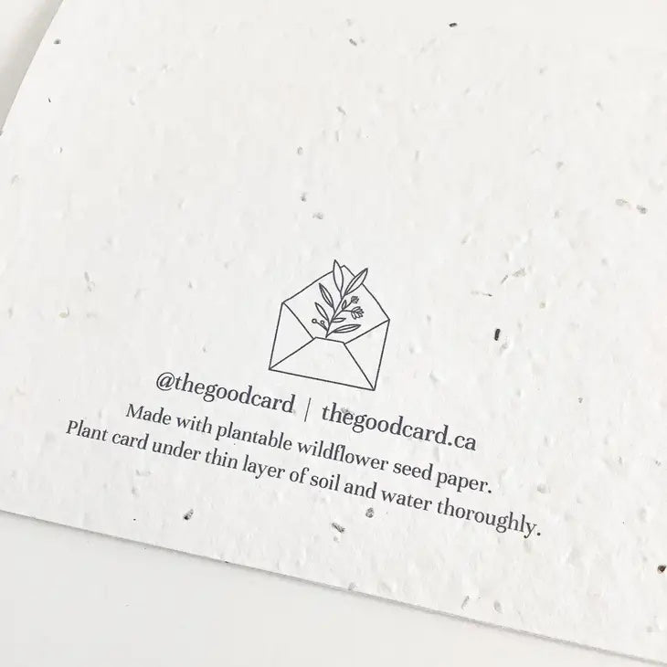 The Good Card Grow Your Card Kit | Green, Sustainably Made in Canada