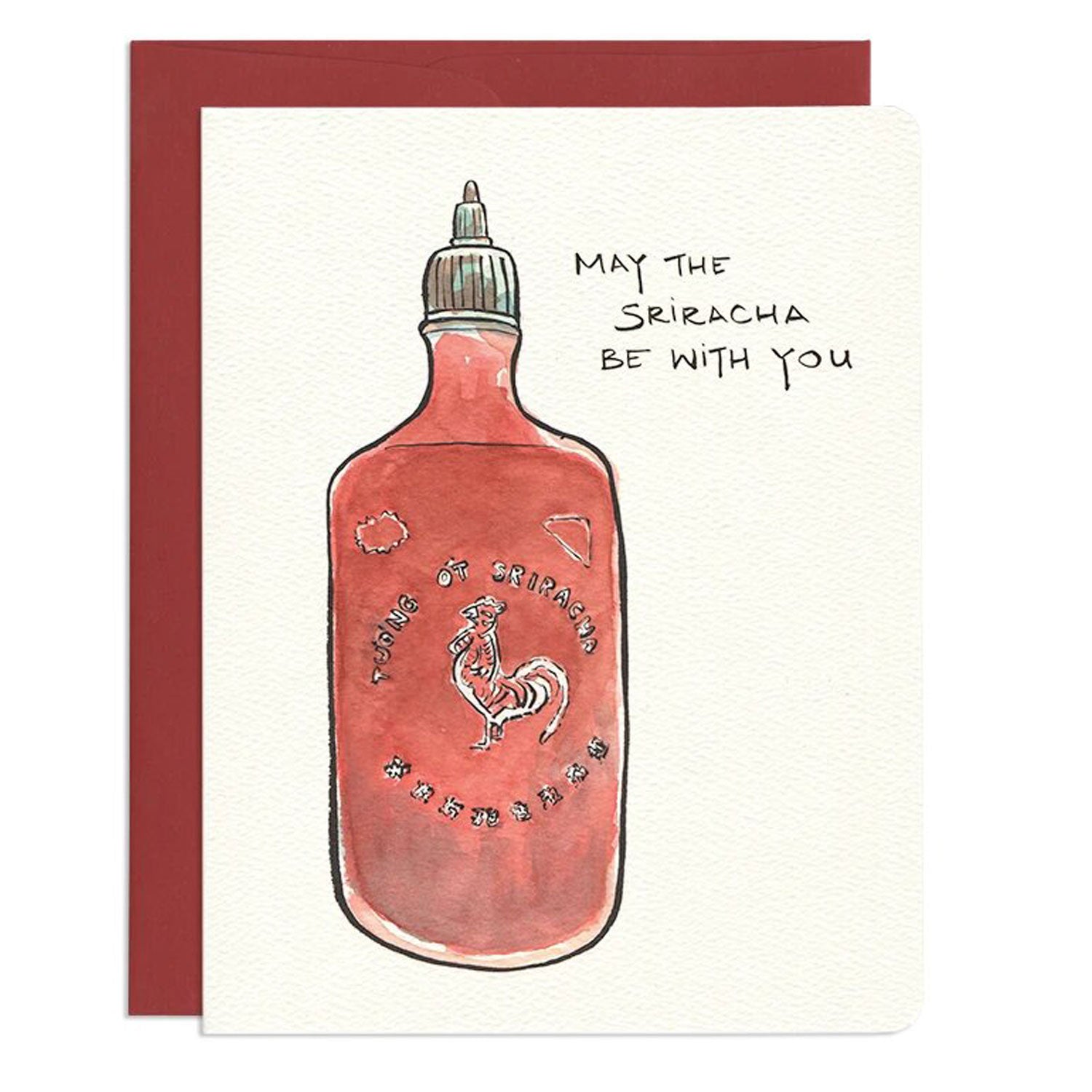 Gotamago Card May the Sriracha be With You