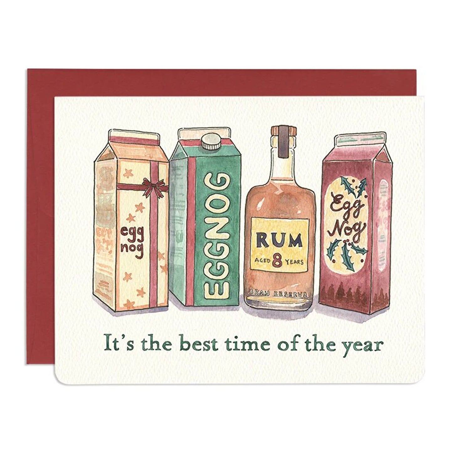 Gotamago Eggnog Holiday Card
