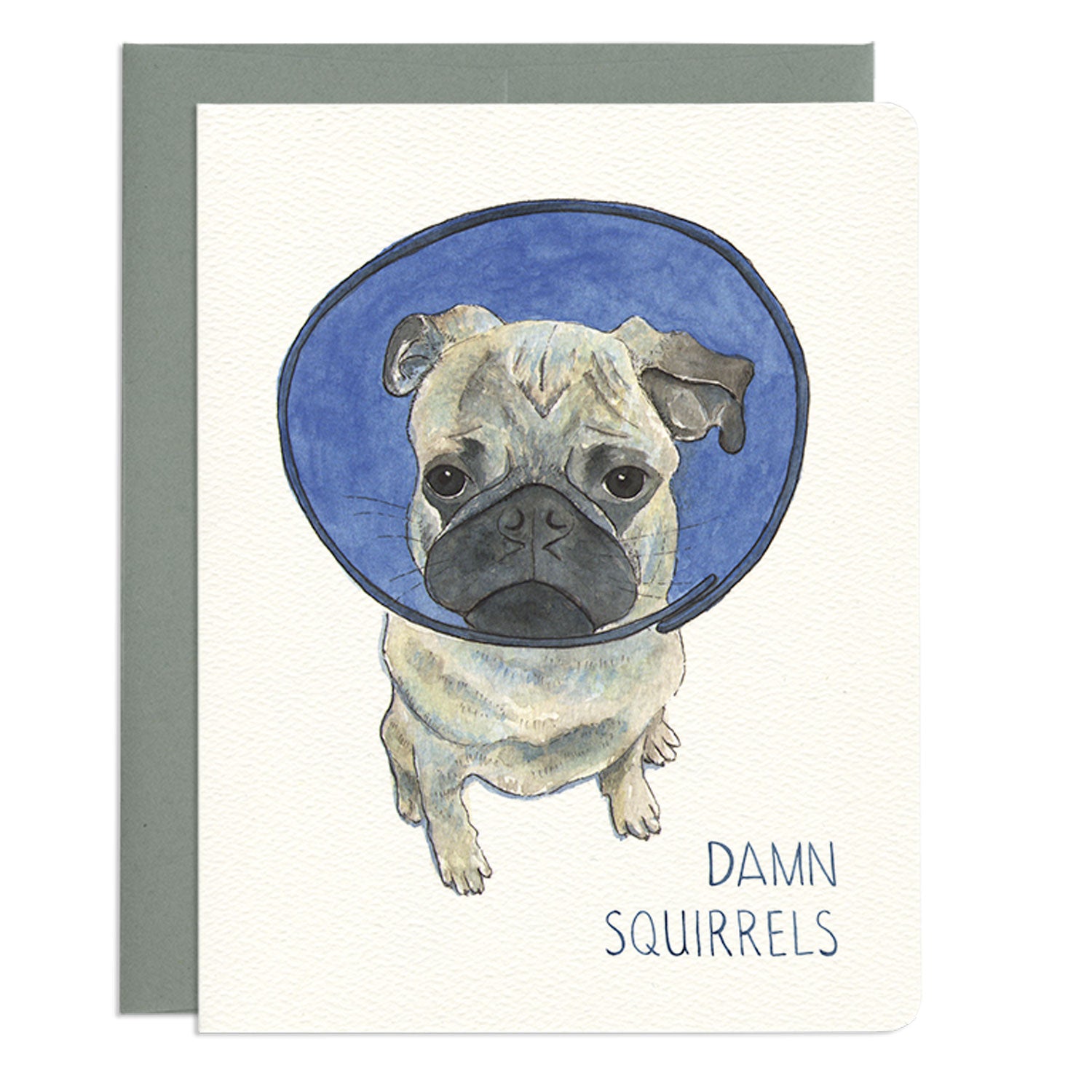 Gotamago Sympathy and Empathy Card | Damn Squirrels, Blank InsideGotamago Empathy Card, Damn Squirrels | Canadian Made