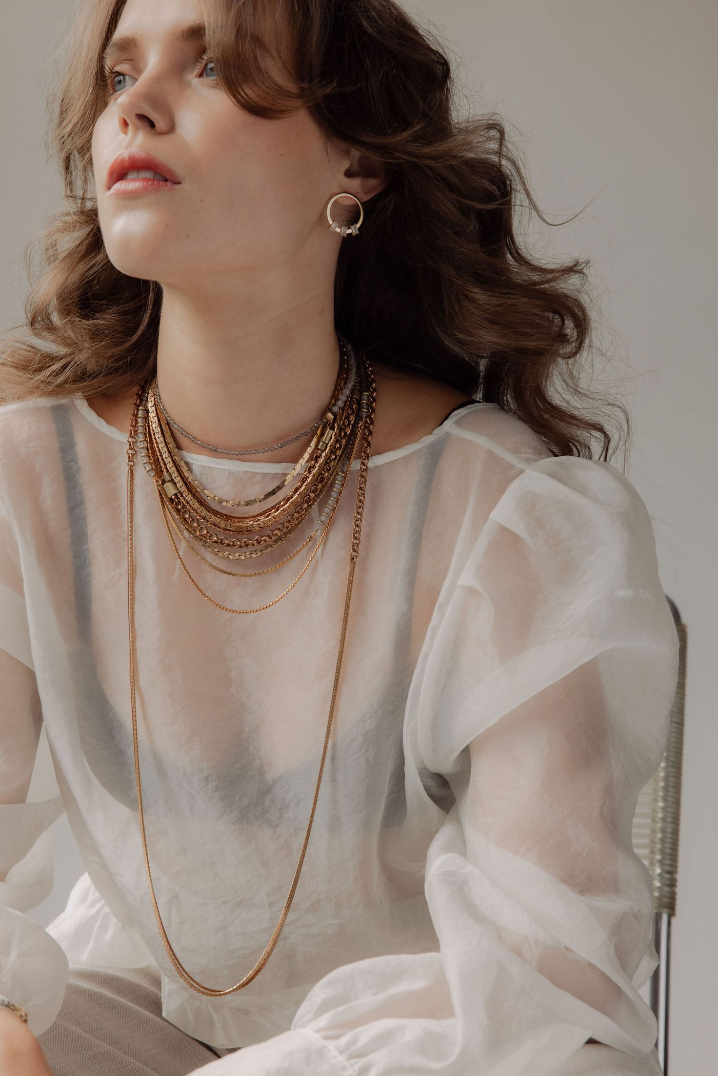 Hailey Gerrits Gladstone 2-in-1 Necklace |Vintage Brass Made Vancouver