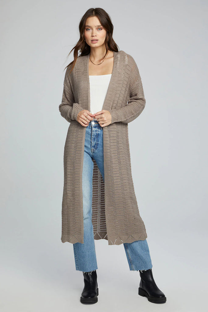 Saltwater Luxe Harvey Sweater, Taupe | Designed in the USA