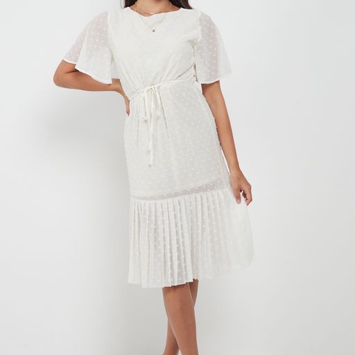 Angel Eye Hazel Dress | Ivory, Designed in the UK