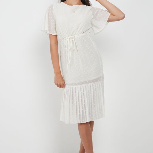 Angel Eye Hazel Dress | Ivory, Designed in the UK