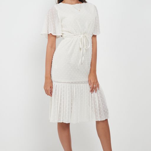 Angel Eye Hazel Dress | Ivory, Designed in the UK