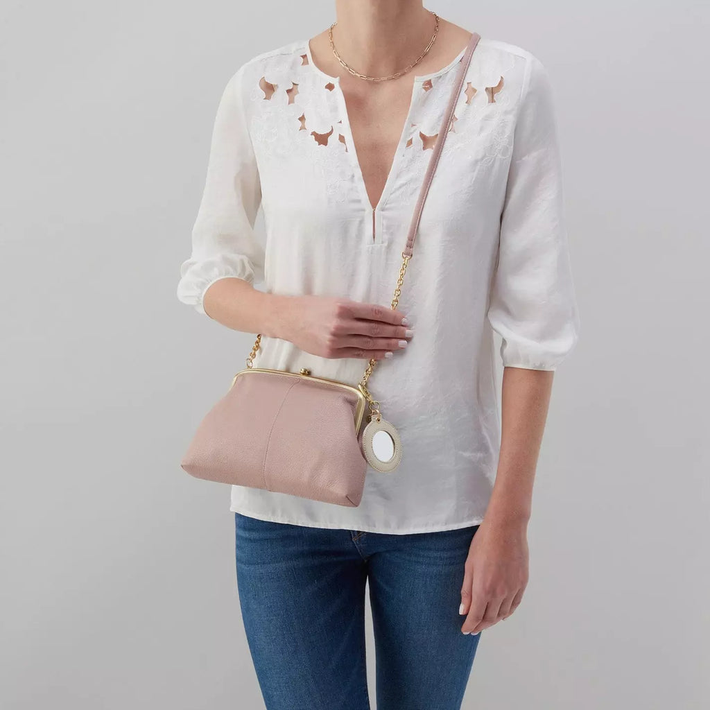 Hobo Bag Lana Crossbody Handbag Lotus | Velvet Pebbled  Leather