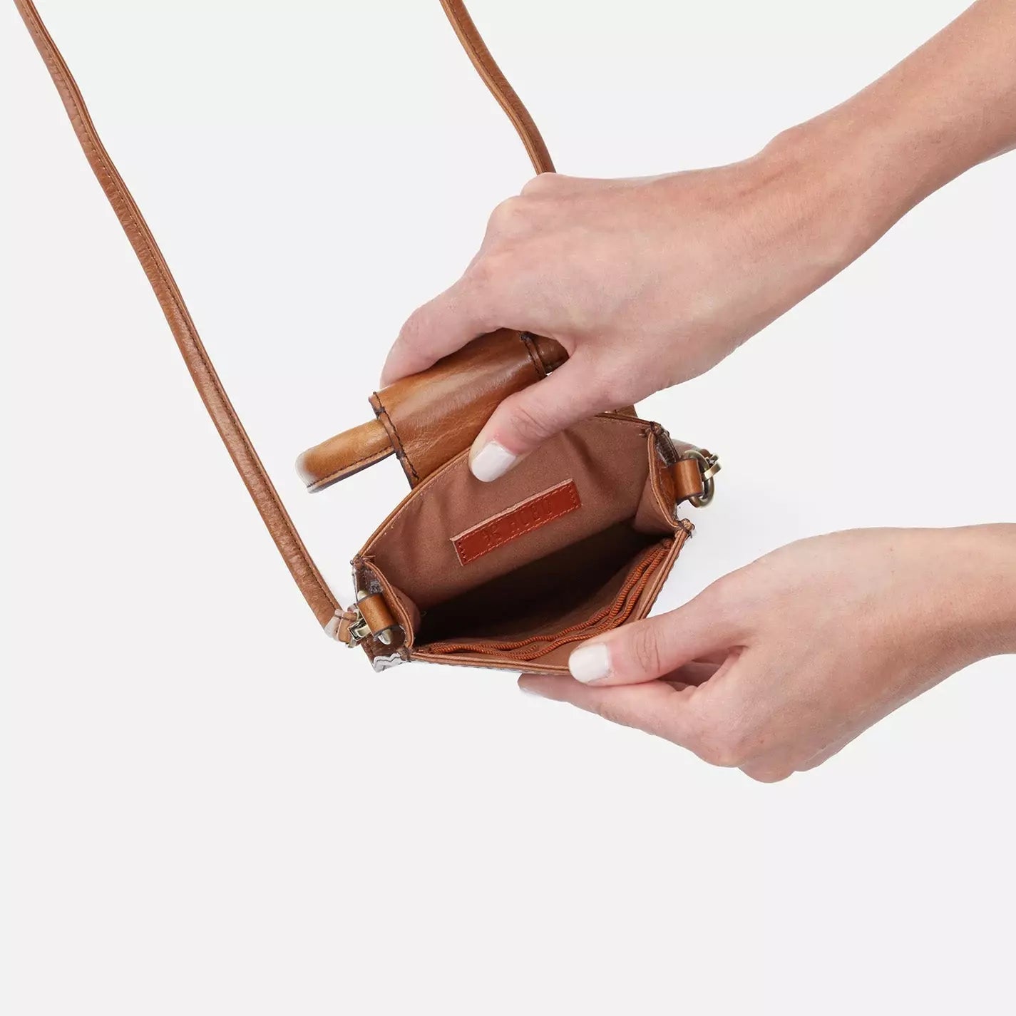 Hobo Bag Sheila Phone Truffle | Vintage Hide, Clutch