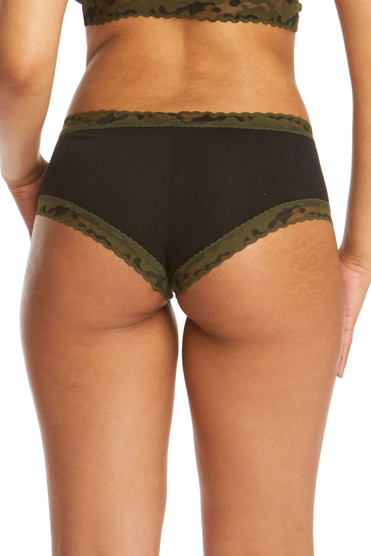 Hanky Panky Cotton Boyshort | Woodland Green, Made in USA