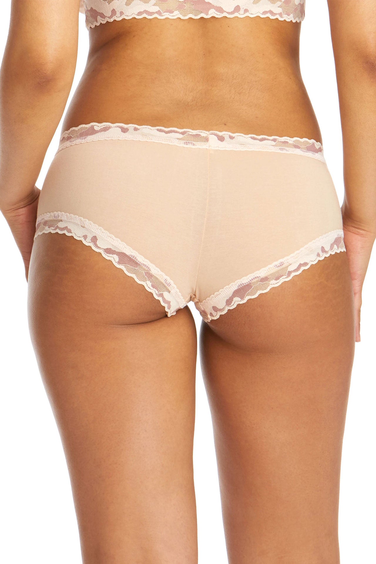 Hanky Panky Cotton Boyshort | Vanilla Desert Rose Chai, Made in USA