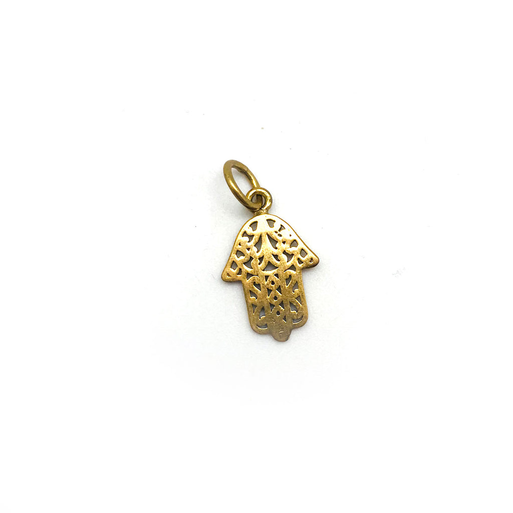 Hamsa Hand Charms Brass | Made in India Small