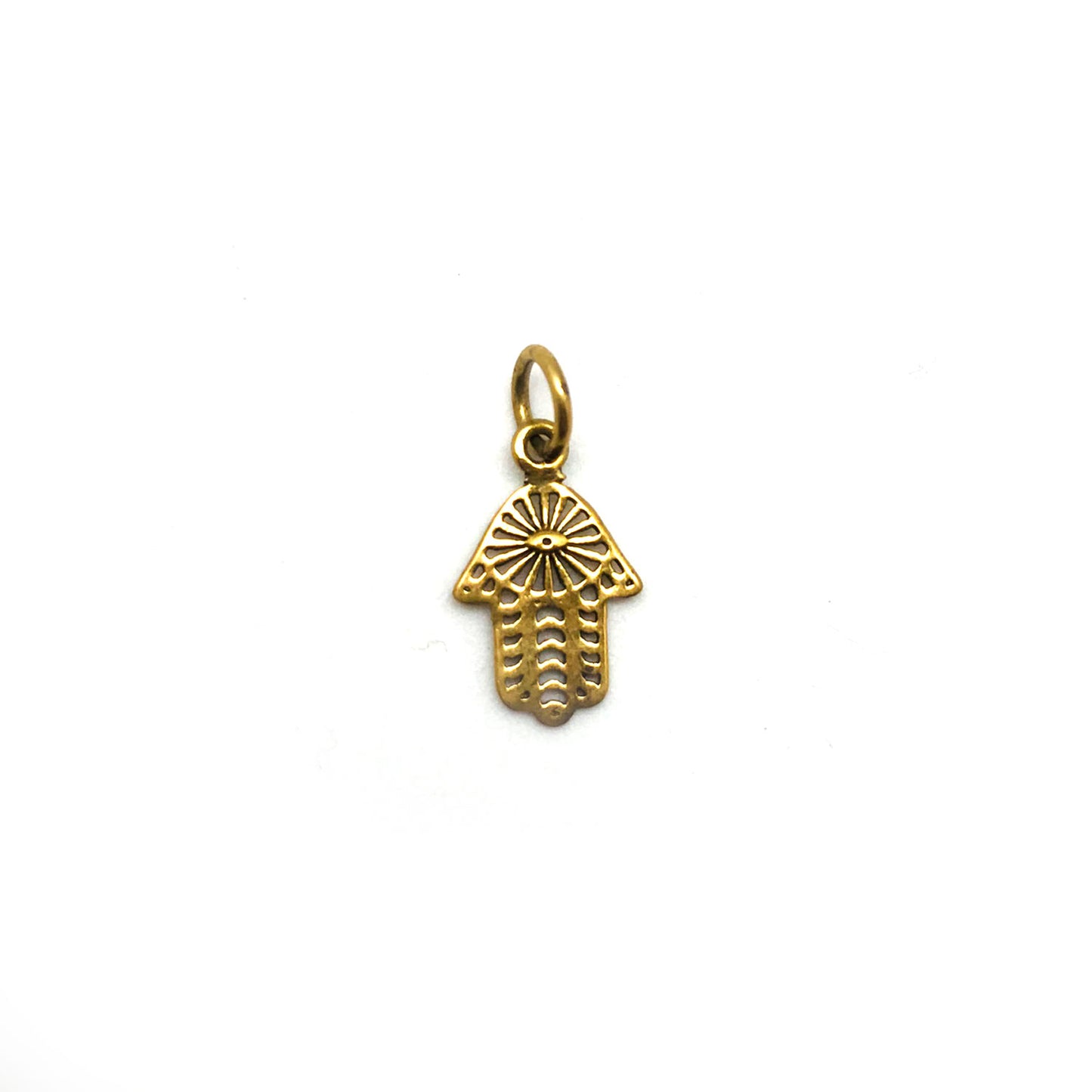 Hamsa Hand Charms Brass | Made in India tiny