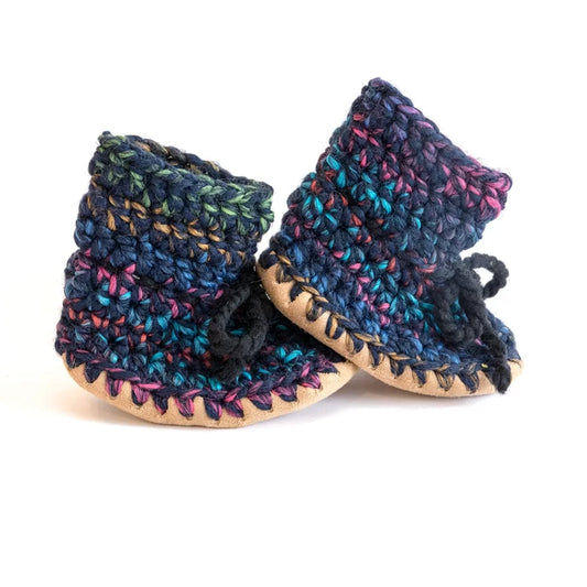 Hey Buddies Baby & Toddler Slippers | Northern Lights, Handmade