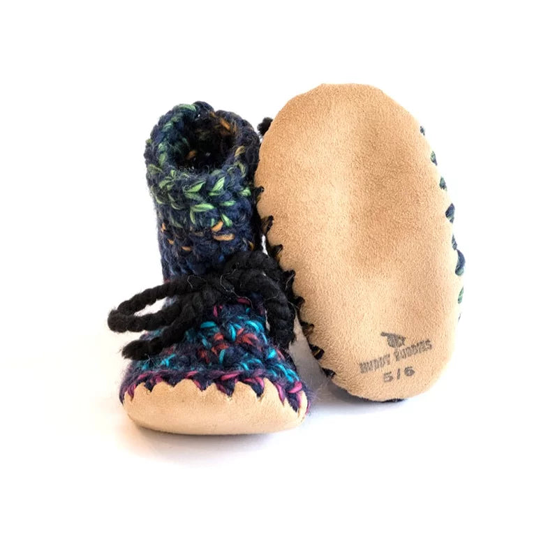 Hey Buddies Baby & Toddler Slippers | Northern Lights, Handmade