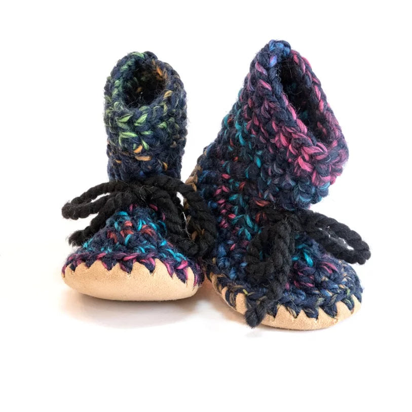 Hey Buddies Baby & Toddler Slippers | Northern Lights, Handmade