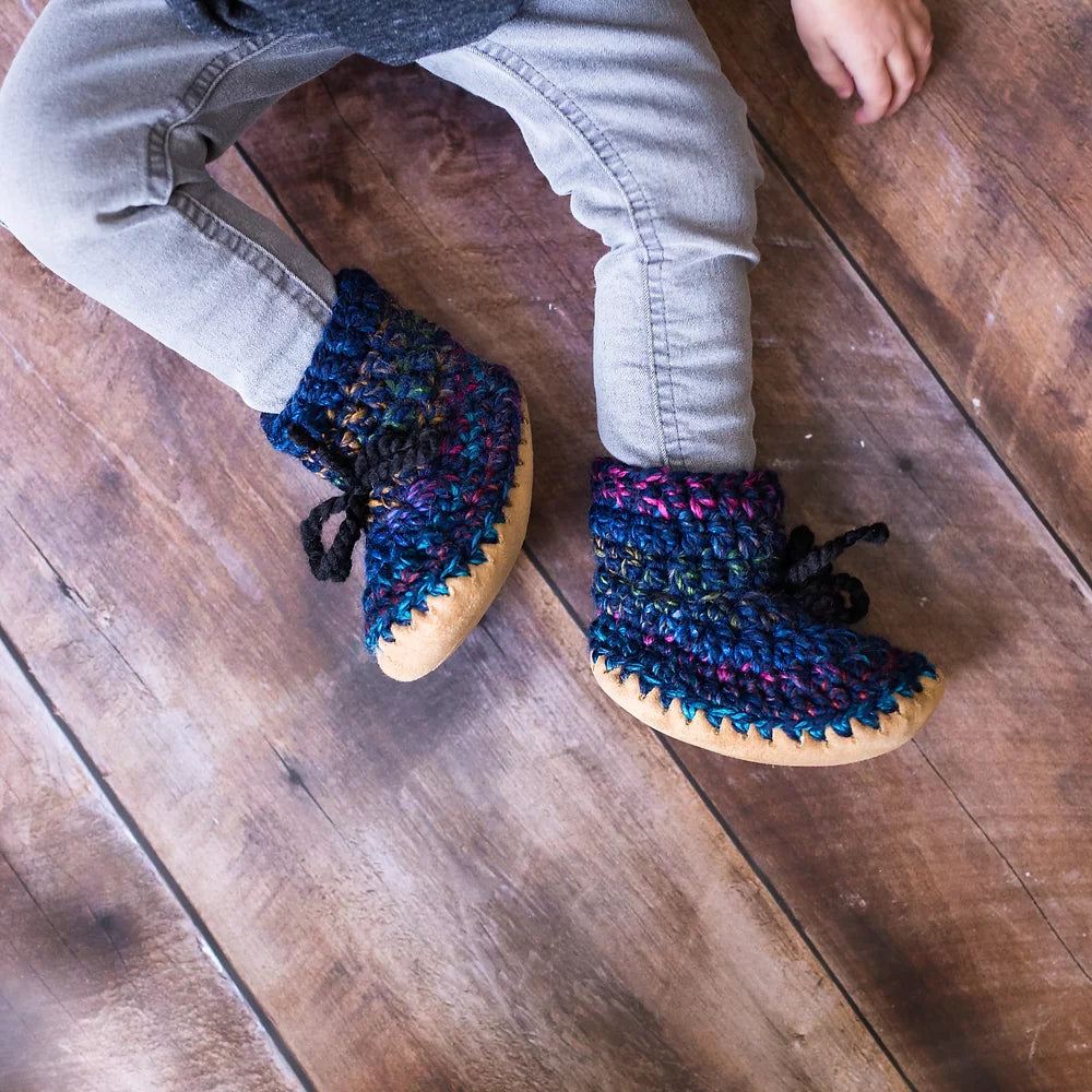 Hey Buddies Baby & Toddler Slippers | Northern Lights, Handmade