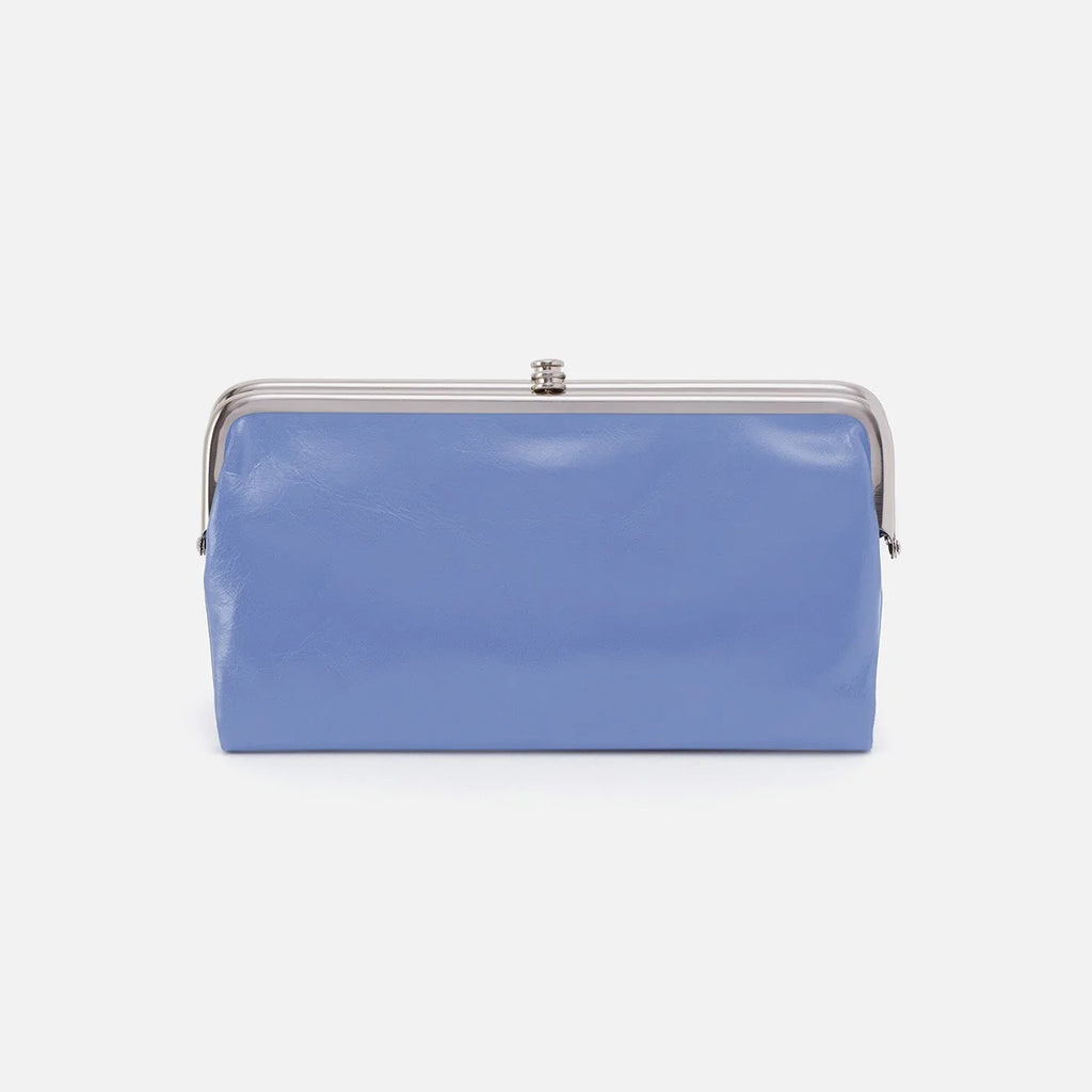Hobo Bags Lauren Wallet Periwinkle | Vintage Leather Clutch