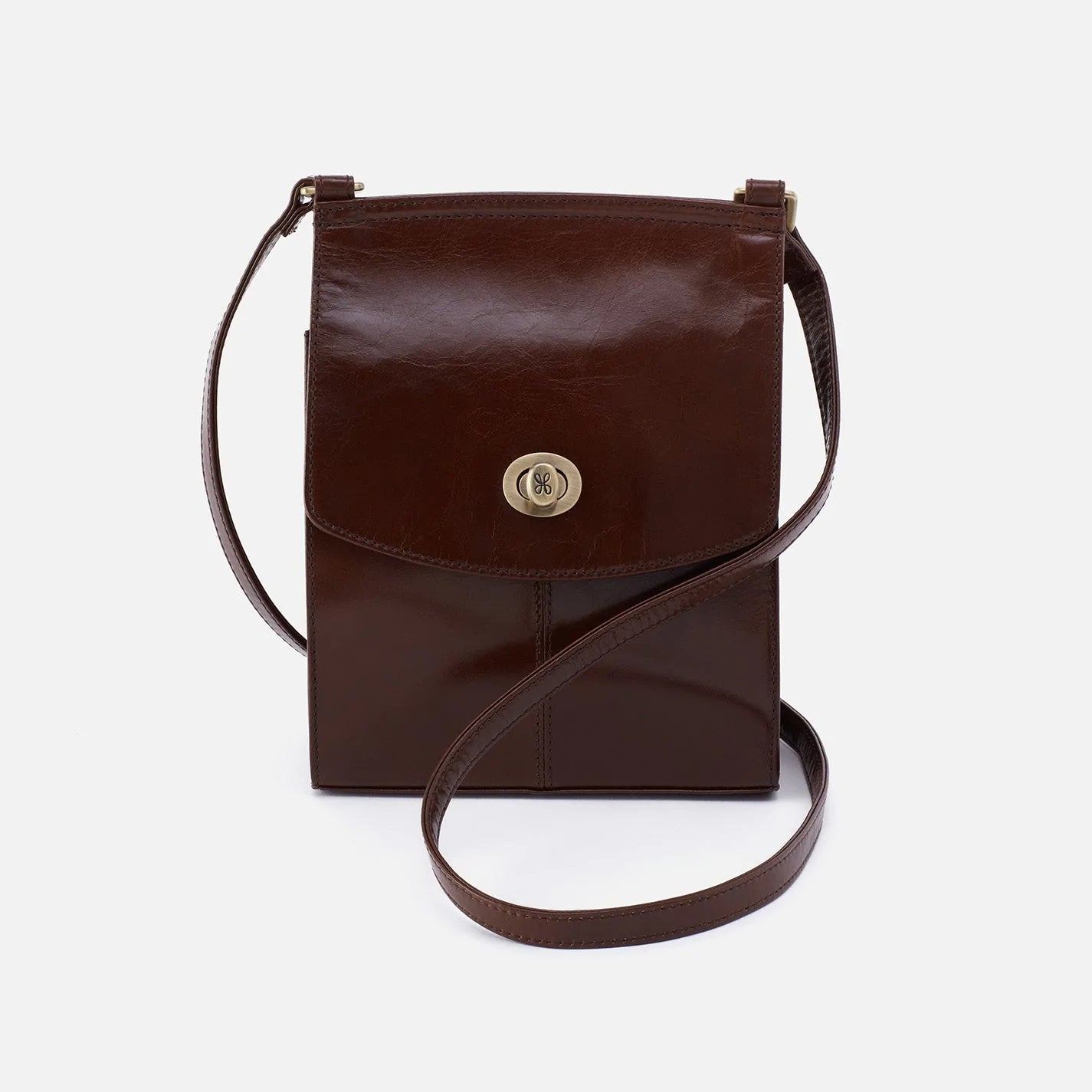 Hobo Bags Mila Crossbody Mocha - Vintage Hide, Designed in the USA