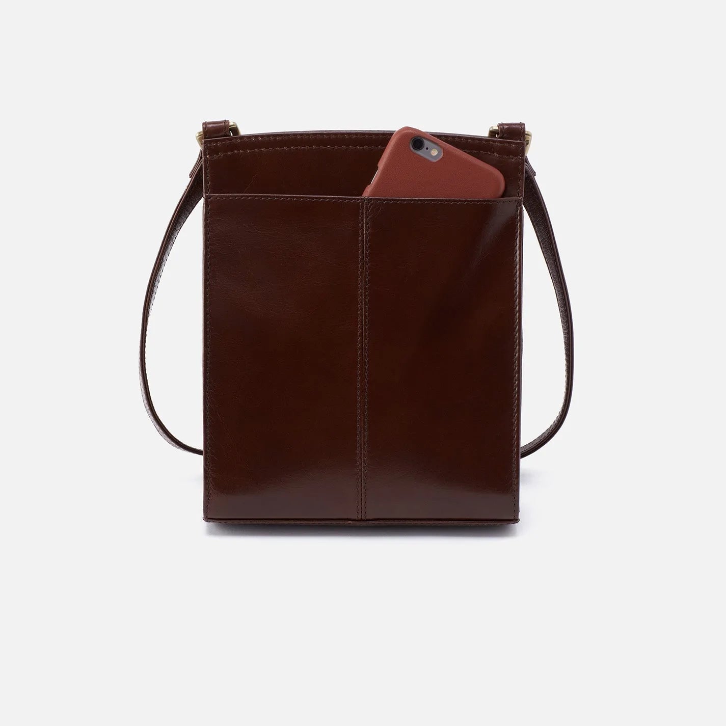 Hobo Bags Mila Crossbody Mocha - Vintage Hide, Designed in the USA