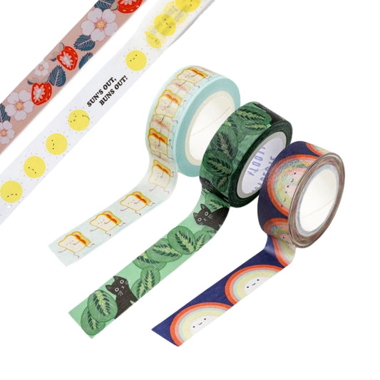 ILOOTPAPERIE Washi Tape | 15mm, Semi Translucent