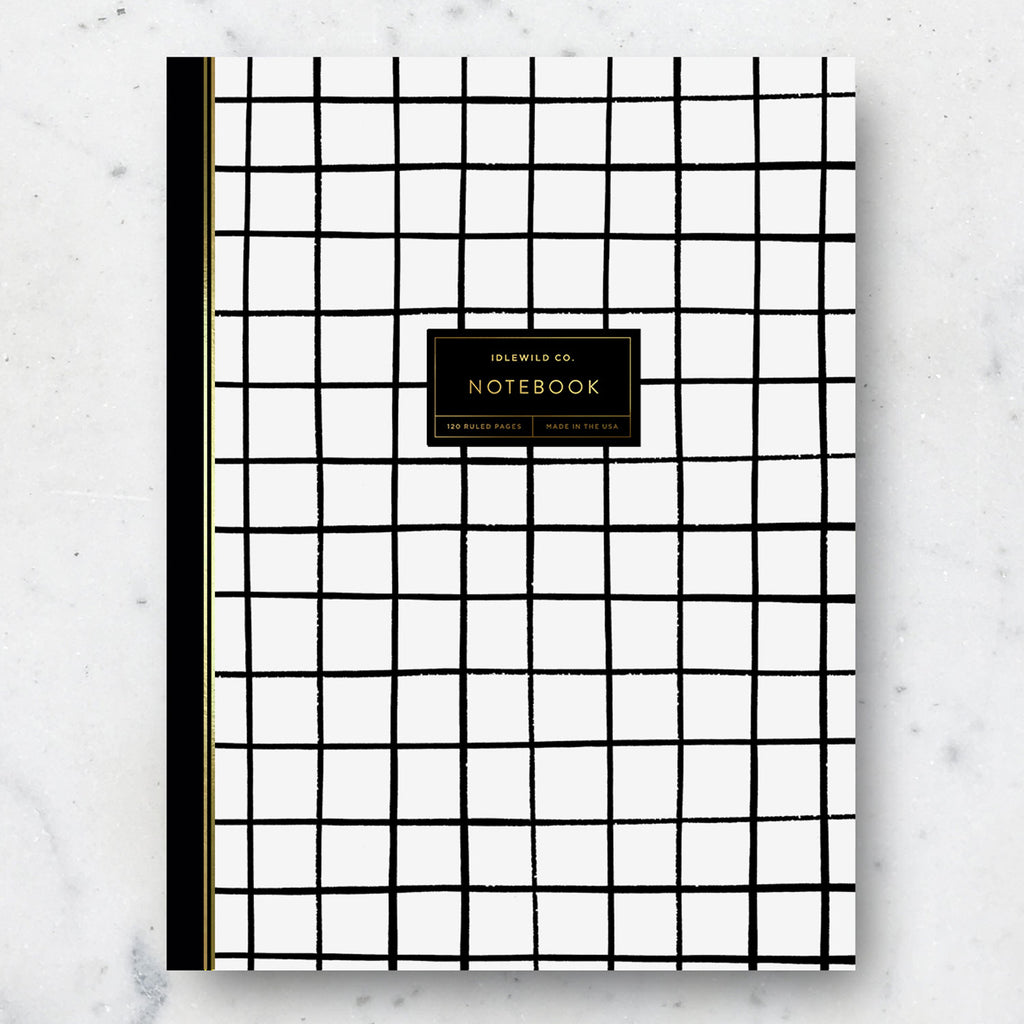 Idlewild Notebook | Grid, 6" x 8"