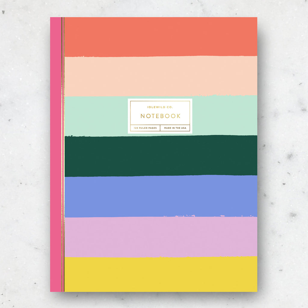 Idlewild Notebook | Rainbow, 6" x 8"