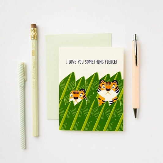 ILOOTPAPERIE Love Card | Fierce Tiger