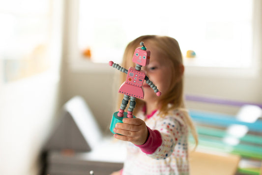 Push Puppet - Retro Robots