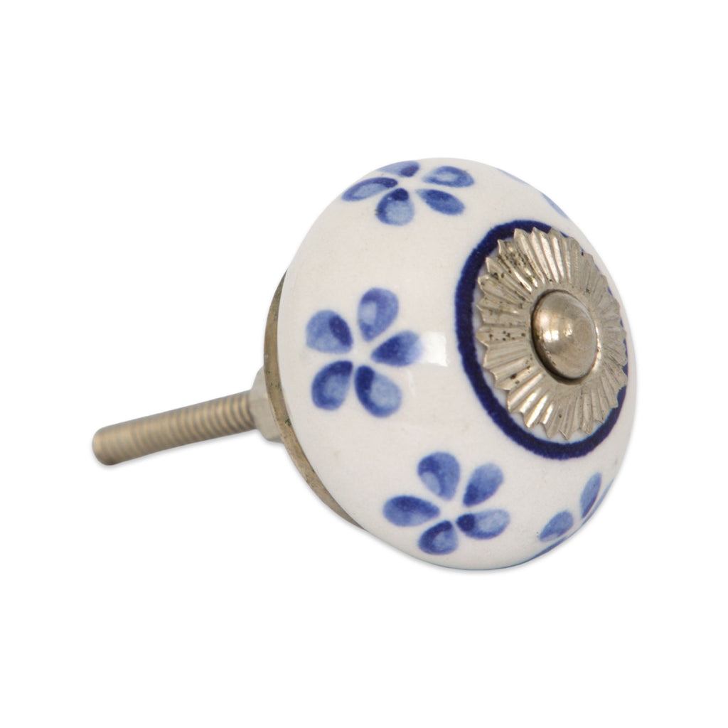 Ceramic Dresser Knob | Move Over Clover, Made & Hand Painted in India