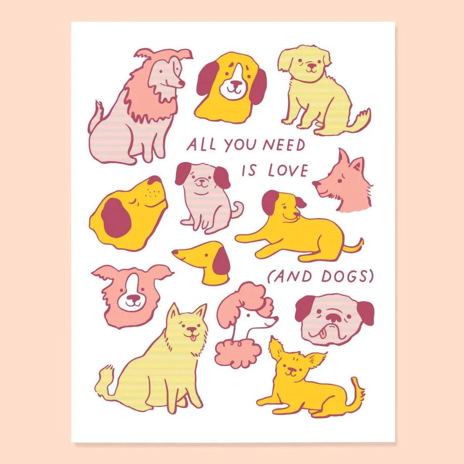 The Good Twin Love Card | Love And Dogs | Made in California