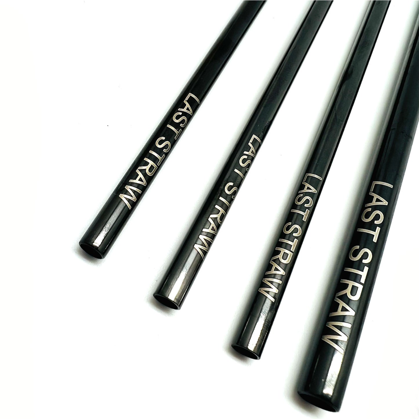 Last Straw Metal Straw Set | Black
