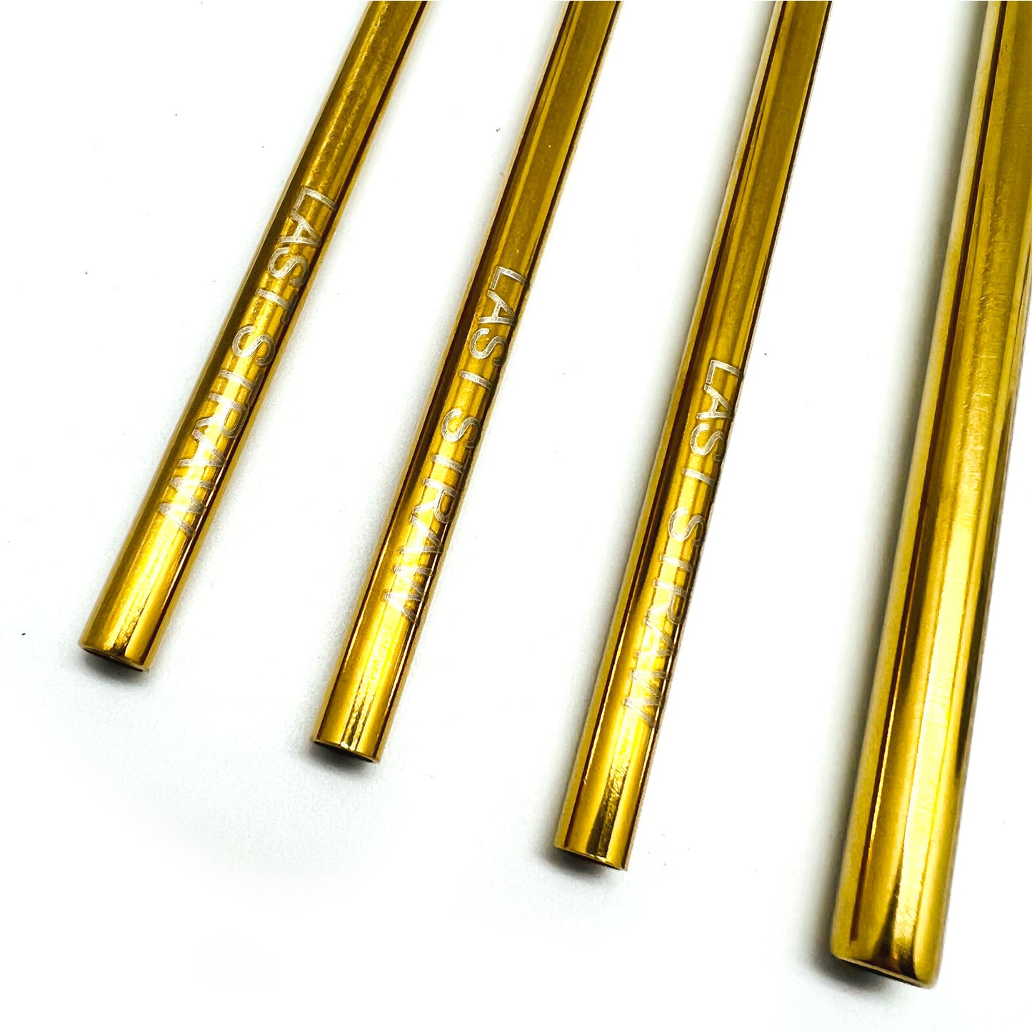 Last Straw Metal Straw Set | Gold