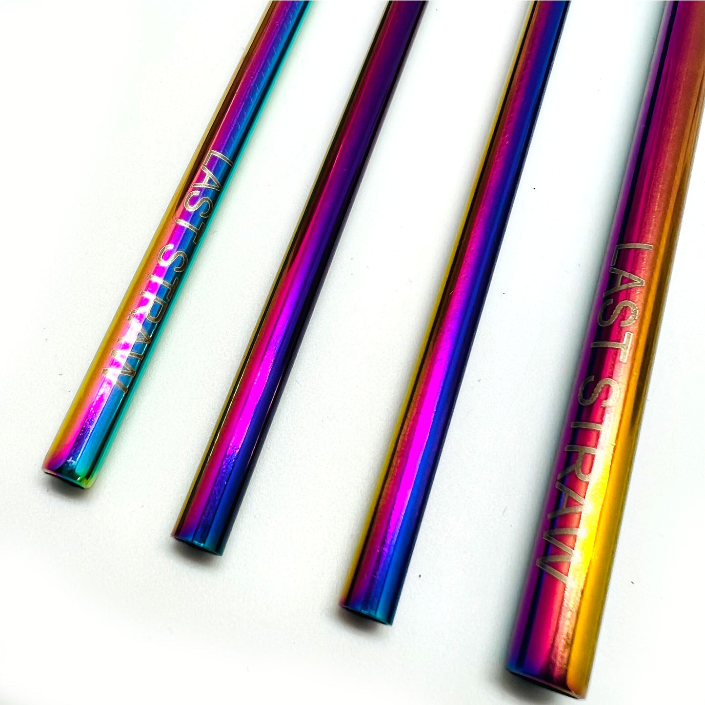 Last Straw Metal Straw Set | Rainbow
