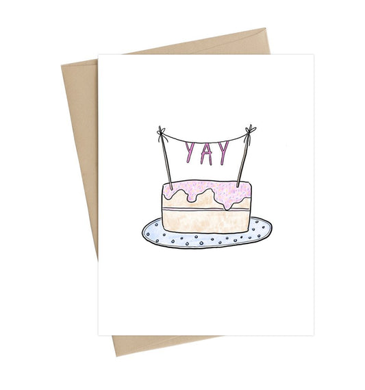 Birthday Card - Yay Cake
