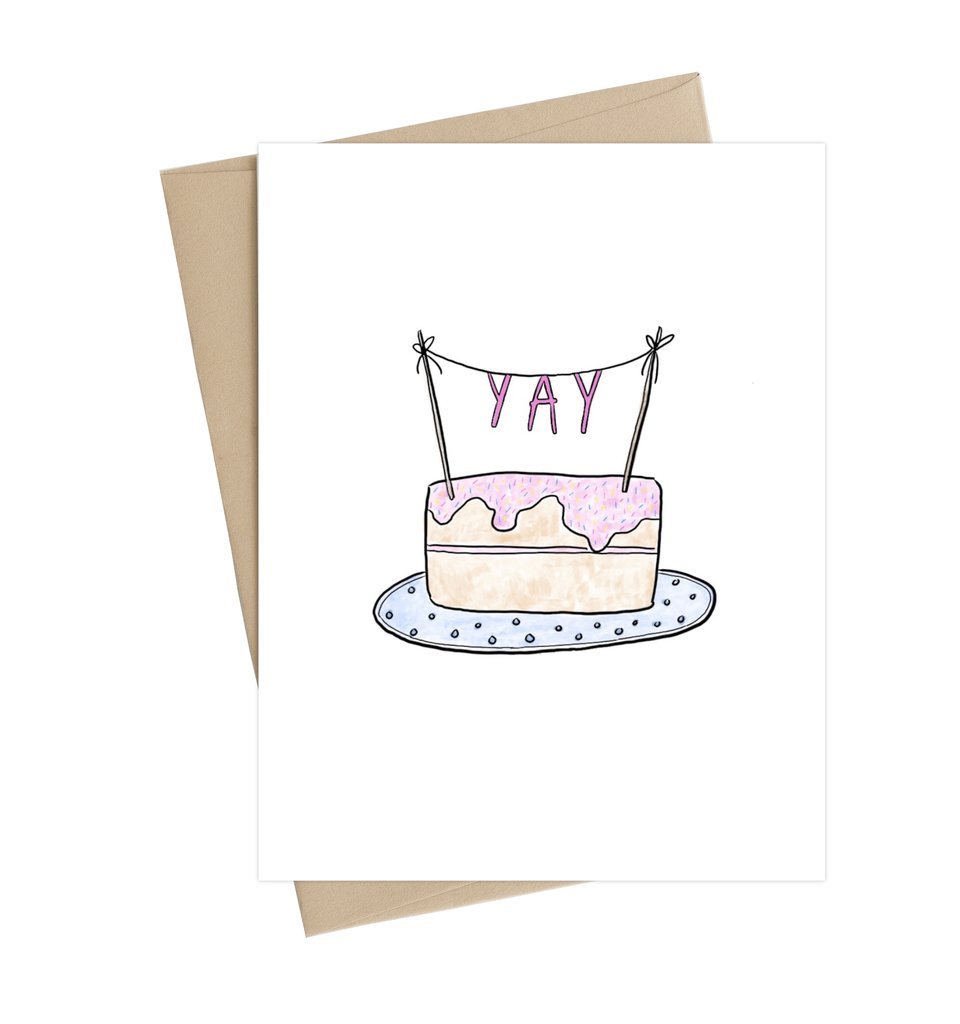 Little May Papery - Birthday Card - Yay Cake