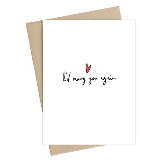 Love Card - I'd Marry You Again