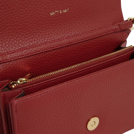 Matt and Nat Crossbody Bee Bag - Purity Passion, Vegan Leather