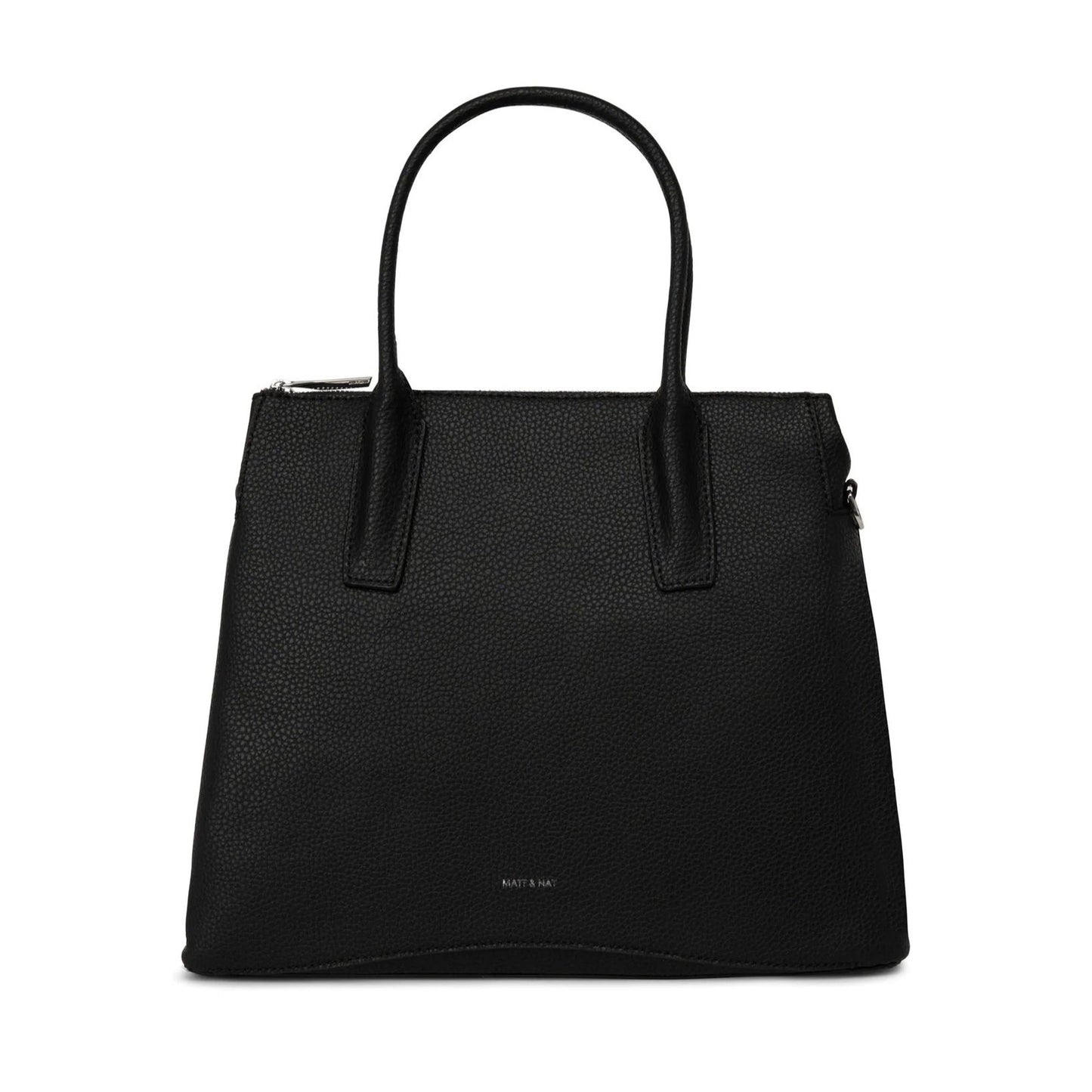 Matt & Nat Nevada Satchel | Purity Black, Vegan Leather