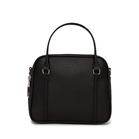 Matt & Nat Sabbi Satchel | Purity Black, Vegan Leather