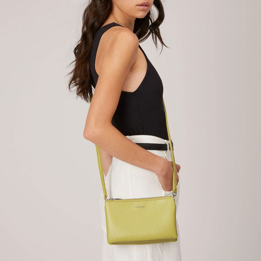 Matt and Nat Triplet Crossbody Bag | Purity Rose, Vegan Leather