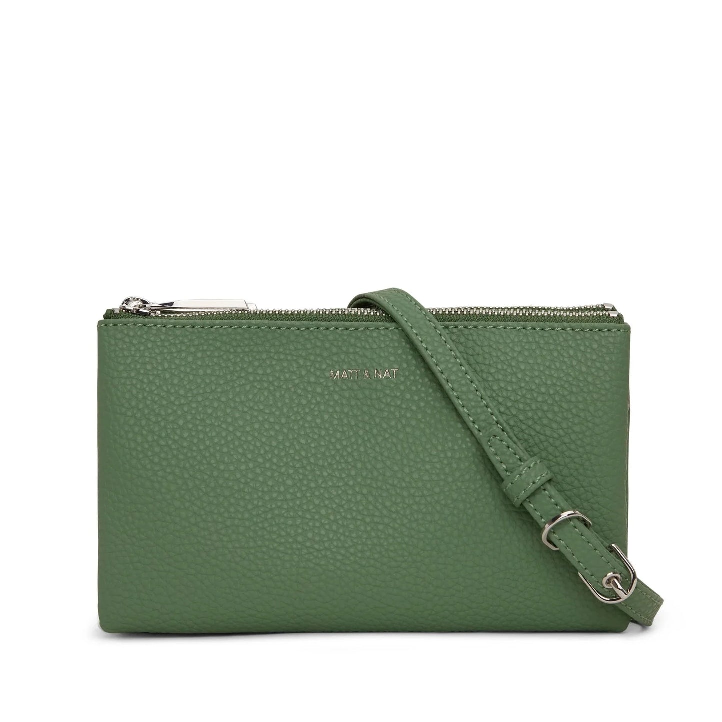 Matt and Nat Triplet Crossbody Bag - Purity Herb, Vegan Leather