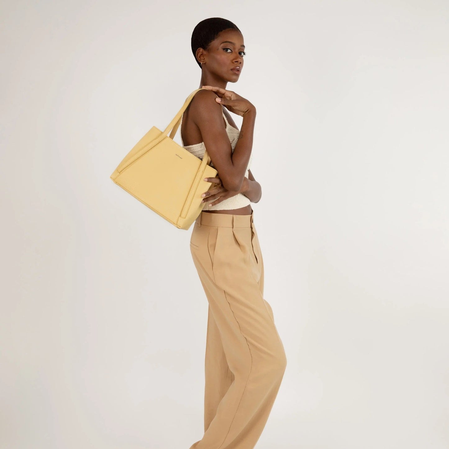 Matt & Nat Zoey Tote Bag | Purity Black, Designed in Canada