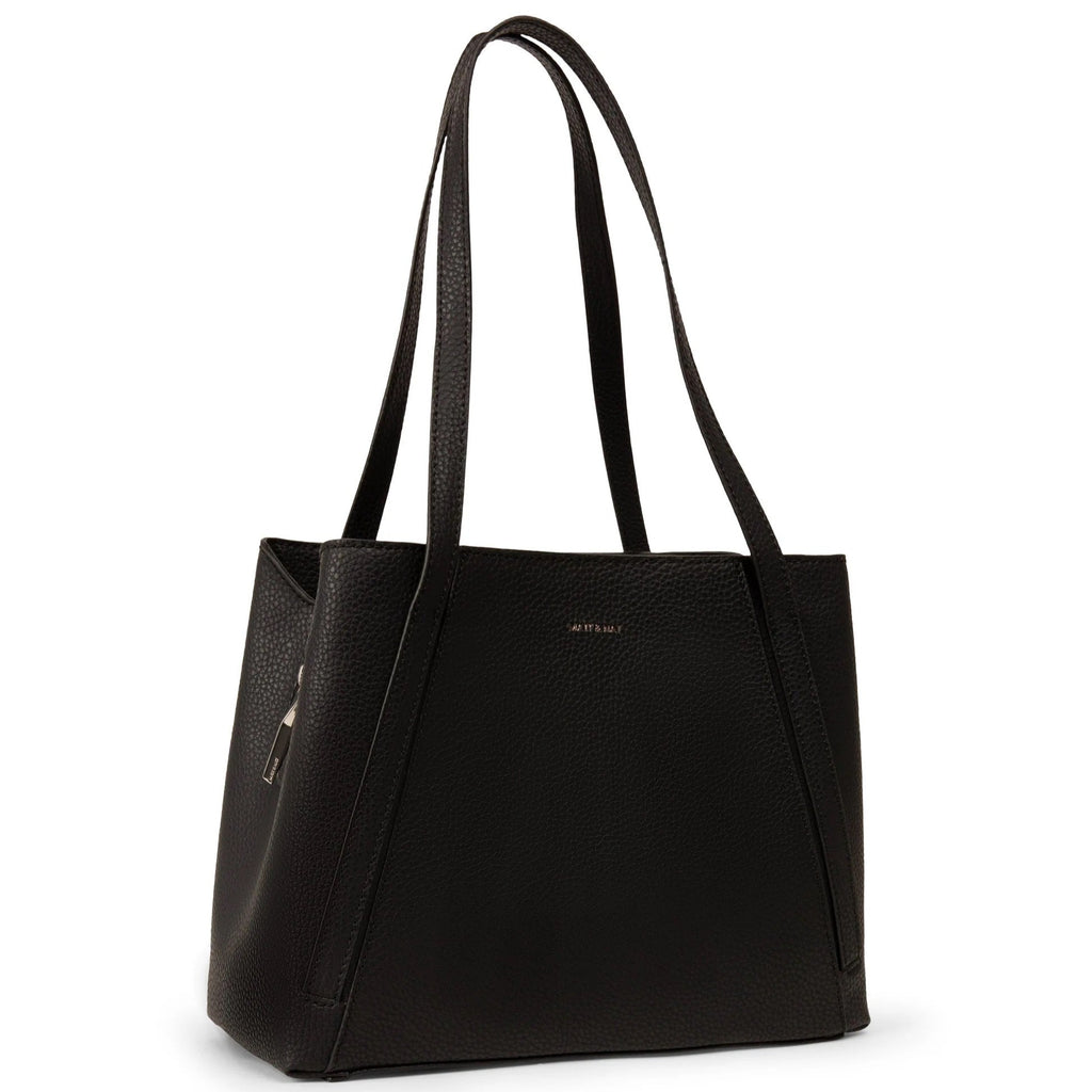 Matt & Nat Zoey Tote Bag | Purity Black, Designed in Canada