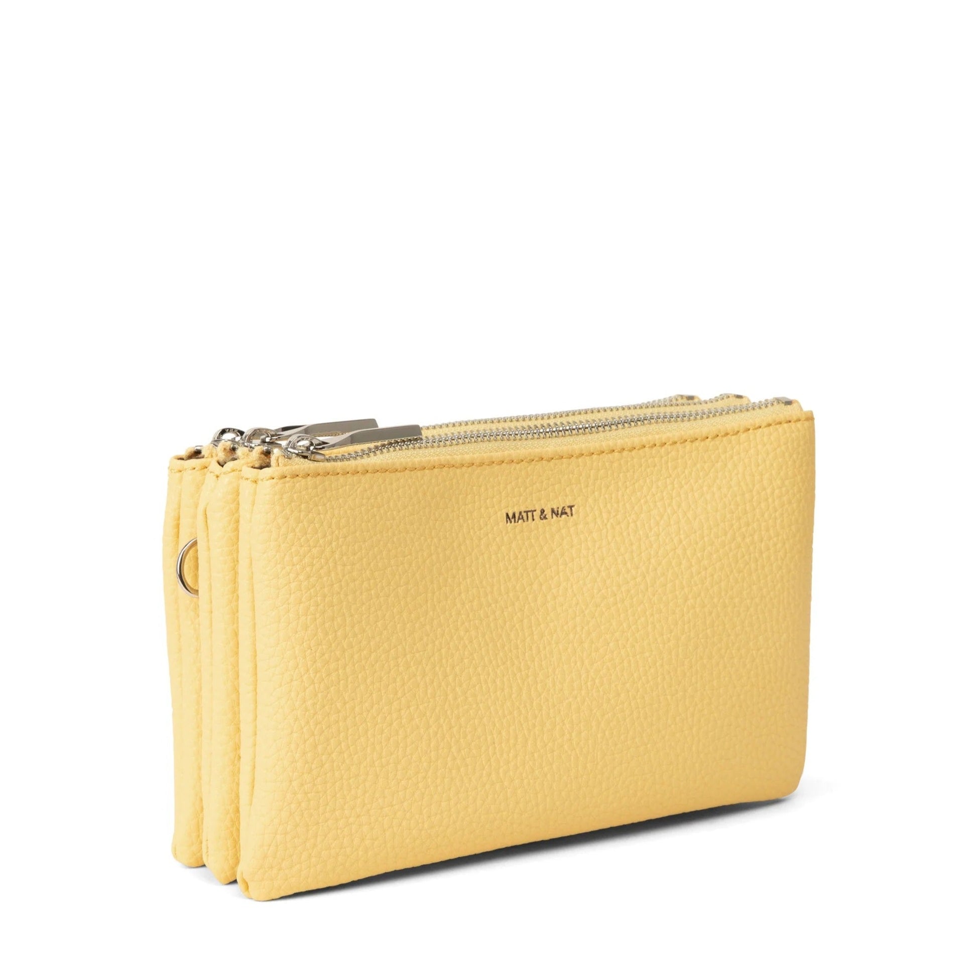 Matt and Nat Triplet Crossbody Bag | Purity Zest, Vegan Leather